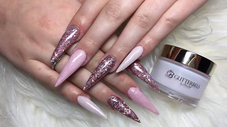 Glittery Nails