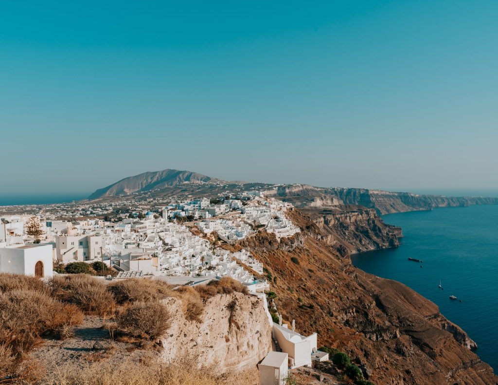 santorini beach