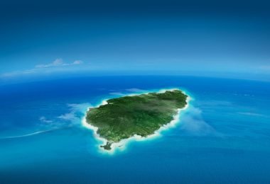 st lucia island top view