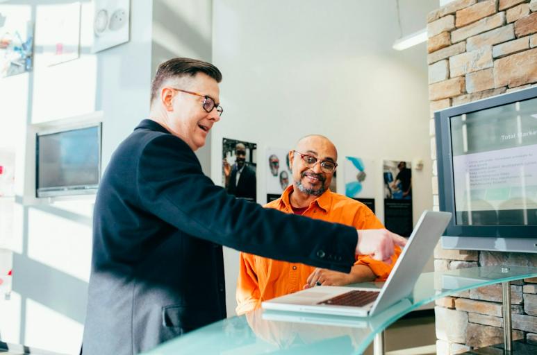 A sales professional finds success with an effective sales optimization strategy
